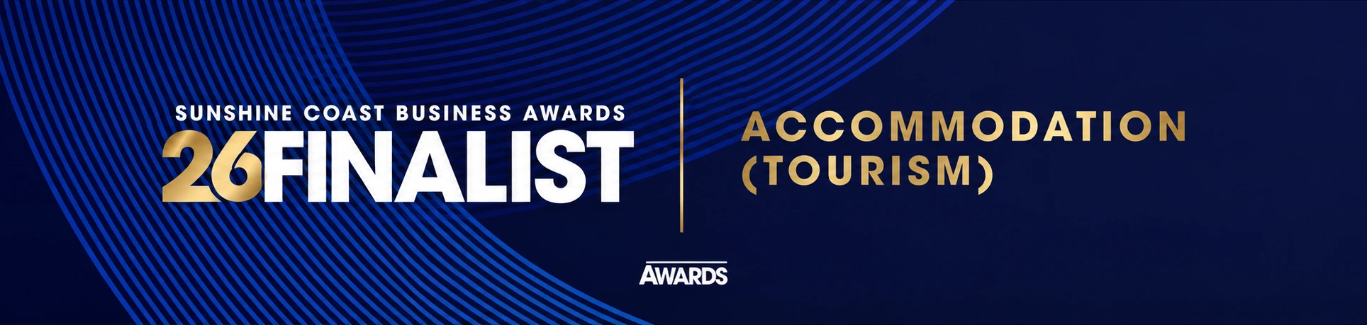 Sunshine Coast Business Awards 2026 finalist — Accommodation (Tourism)